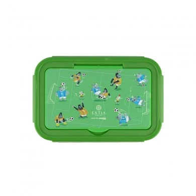 KIDS LUNCH BOX SAVE THE AEGEAN 900ml WITH 2 STAINLESS STEEL COMPARTMENTS JUNGLE KICK