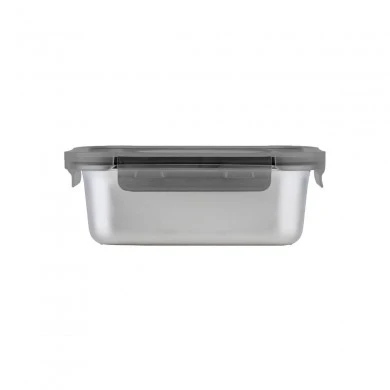 LUNCH BOX STAINLESS STEEL 1200ml WITH PLASTIC LID