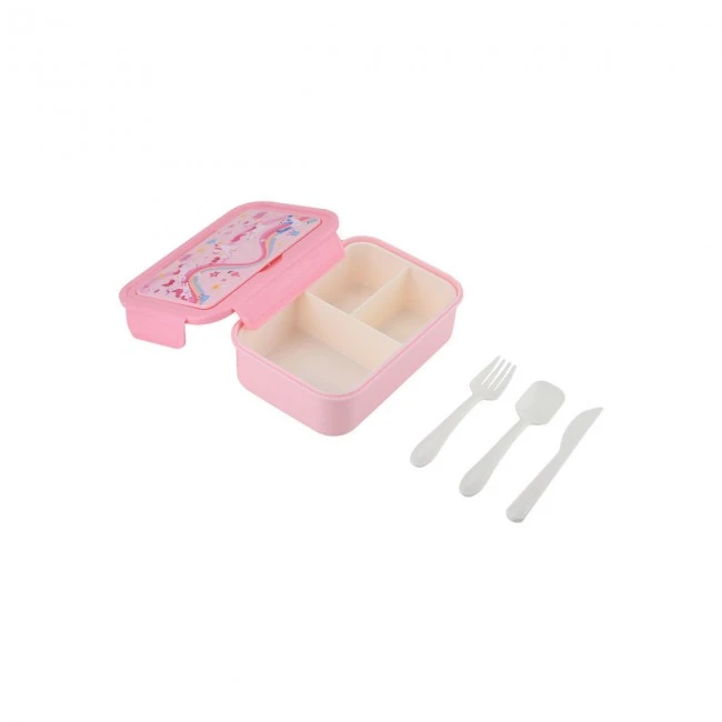 KIDS LUNCH BOX SAVE THE AEGEAN 1400ml WITH 3 COMPARTMENTS RAINBOW DREAMS