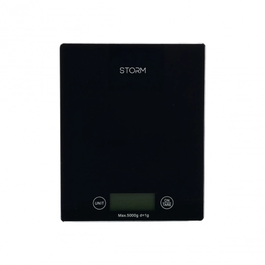 STORM ΖΥΓΑΡΙΑ ΚΟΥΖΙΝΑΣ BLACK ΨΗΦΙΑΚΗ ΜΕΓΙΣΤΟY ΒΑΡΟΥΣ 5kg