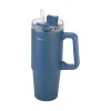 INSULATED BOTTLE STRAW TUMBLER HOMELY 900ml INDIGO BLUE