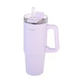 HOMELY ΘΕΡΜΟΣ STRAW TUMBLER 900ml LAVENDER FOG