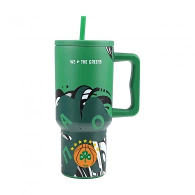 INSULATED STRAW TUMBLER XL PANATHINAIKOS BC EDITION WE THE GREENS 900ml