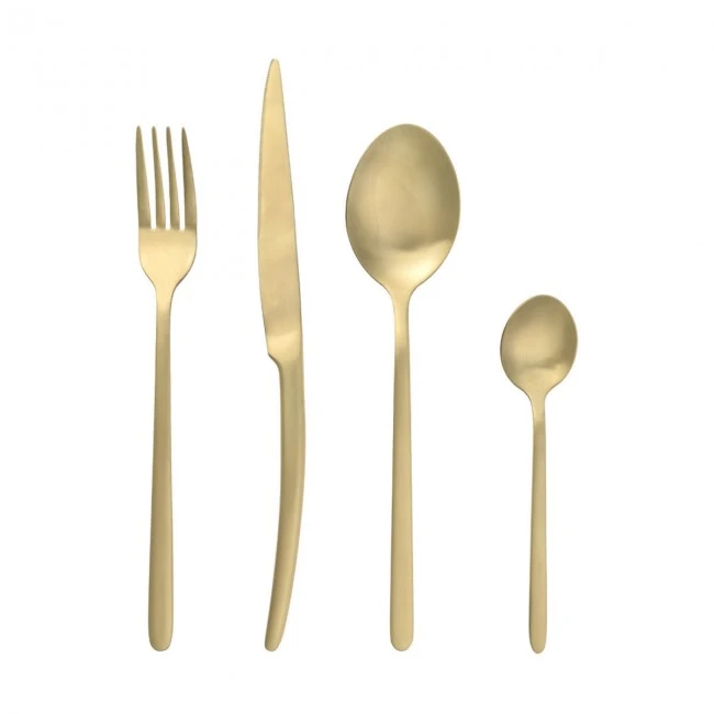 CUTLERY SET CHAMPANGE STAINLESS STEEL 18/0 24 PCS.