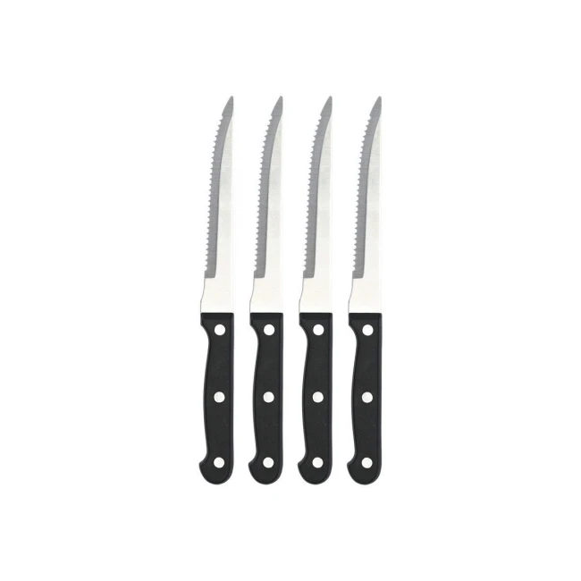 STAINLESS STEEL MEAT KNIFE 1.1mm WITH 2CR14 BLADE 4PCS.