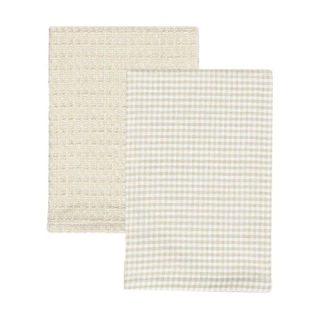 KITCHEN TOWEL PICCOLO 45x65cm BEIGE SET OF 2PCS.