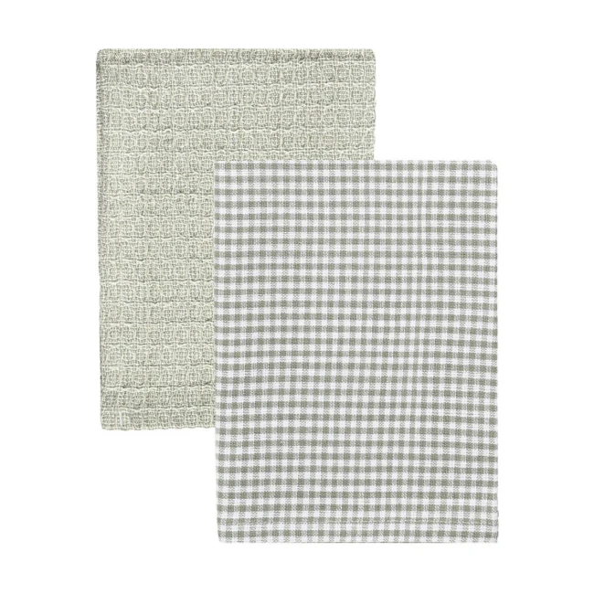 ESTIA ΠΕΤΣΕΤΑ ΚΟΥΖΙΝΑΣ PICCOLO 45x65cm ΓΚΡΙ ΣΕΤ 2ΤΕΜ