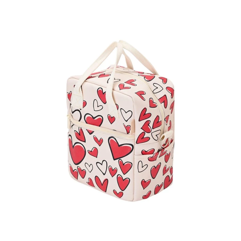 LUNCH BAG SAVE THE AEGEAN INSULATED 7lt RED VALENTINE
