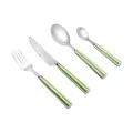 CUTLERY SET LIGNE GREEN CERAMIC HANDLE STAINLESS STEEL 18/0 16 PCS.