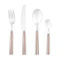 CUTLERY SET LIGNE PINK CERAMIC HANDLE STAINLESS STEEL 18/0 16 PCS.