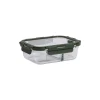 ESTIA ΦΑΓΗΤΟΔΟΧΕΙΟ CLICK&amp;SEAL 2 ΘΕΣΕΩΝ ΜΕ ΑΕΡΑΓΩΓΟ 1030ml OLIVE