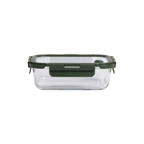 LUNCH BOX CLICK&amp;SEAL 1060ml 19.8x14.8x5.9cm OLIVE