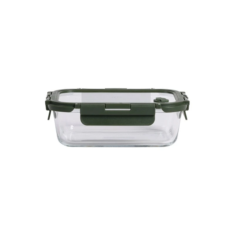 LUNCH BOX CLICK&amp;SEAL 1060ml 19.8x14.8x5.9cm OLIVE