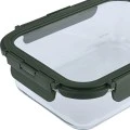 LUNCH BOX CLICK&amp;SEAL 1060ml 19.8x14.8x5.9cm OLIVE