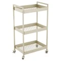 ORGANIZATION TROLLEY MODUS METALLIC 3-TIER IVORY