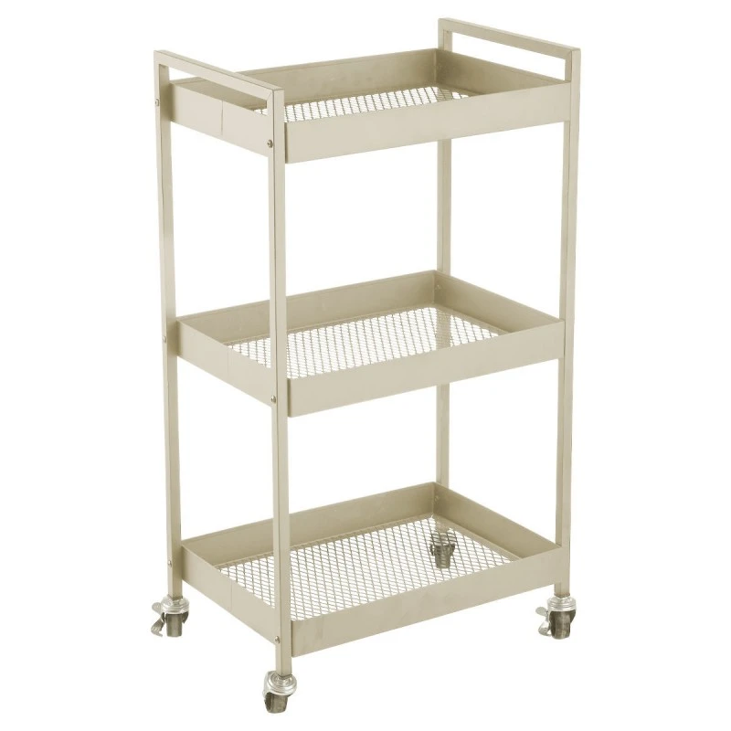 ORGANIZATION TROLLEY MODUS METALLIC 3-TIER IVORY