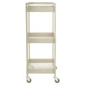 ORGANIZATION TROLLEY MODUS METALLIC 3-TIER IVORY