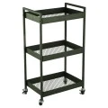ORGANIZATION TROLLEY MODUS METALLIC 3-TIER OLIVE