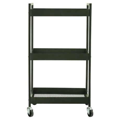 ORGANIZATION TROLLEY MODUS METALLIC 3-TIER OLIVE