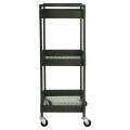 ORGANIZATION TROLLEY MODUS METALLIC 3-TIER OLIVE