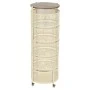 ORGANIZATION TROLLEY ALLURE METALLIC WITH 5 DRAWERS IVORY
