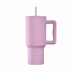 ESTIA ΘΕΡΜΟΣ STRAW TUMBLER XL SAVE THE AEGEAN 900ml LAVENDER ESTIA ΘΕΡΜΟΣ STRAW TUMBLER XL SAVE THE AEGEAN 900ml LAVENDER