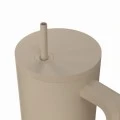 INSULATED STRAW TUMBLER XL SAVE THE AEGEAN 900ml DUNE