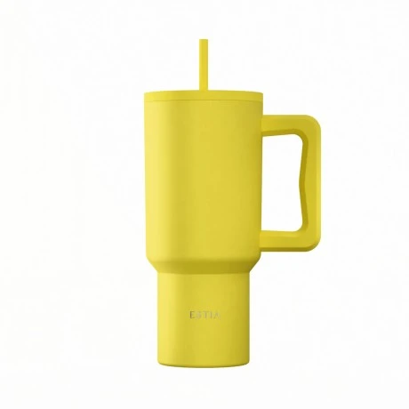 INSULATED STRAW TUMBLER XL SAVE THE AEGEAN 900ml SUNBEAM