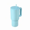 ESTIA ΘΕΡΜΟΣ STRAW TUMBLER XL SAVE THE AEGEAN 900ml ARCTIC