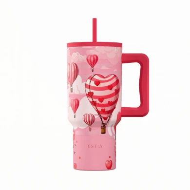 INSULATED STRAW TUMBLER XL SAVE THE AEGEAN 900ml LOVE ASCEND