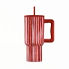 INSULATED STRAW TUMBLER XL SAVE THE AEGEAN 900ml VIVA STRIPE