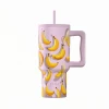 ESTIA ΘΕΡΜΟΣ STRAW TUMBLER XL SAVE THE AEGEAN 900ml BANANA MOOD