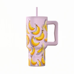 ESTIA ΘΕΡΜΟΣ STRAW TUMBLER XL SAVE THE AEGEAN 900ml BANANA MOOD ESTIA ΘΕΡΜΟΣ STRAW TUMBLER XL SAVE THE AEGEAN 900ml BANANA MOOD