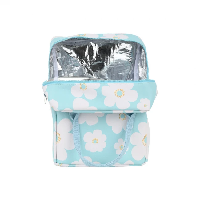 LUNCH BAG SAVE THE AEGEAN INSULATED 7lt BLUE DAISY