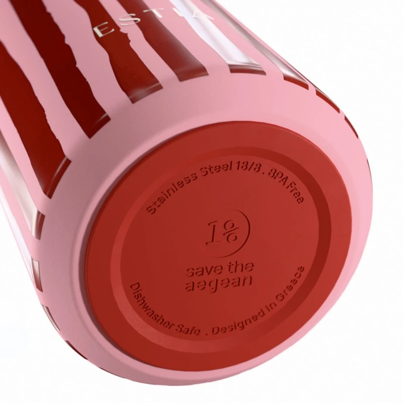 INSULATED FLOW SAVE THE AEGEAN 500ml VIVA STRIPE