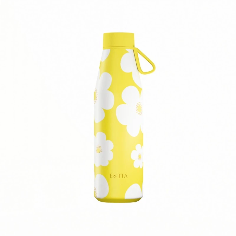 INSULATED FLOW SAVE THE AEGEAN 500ml YELLOW DAISY