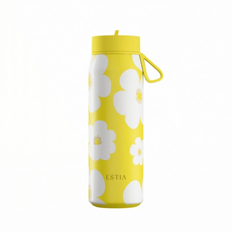 ESTIA ΘΕΡΜΟΣ PULSE  SAVE THE AEGEAN 500ml YELLOW DAISY