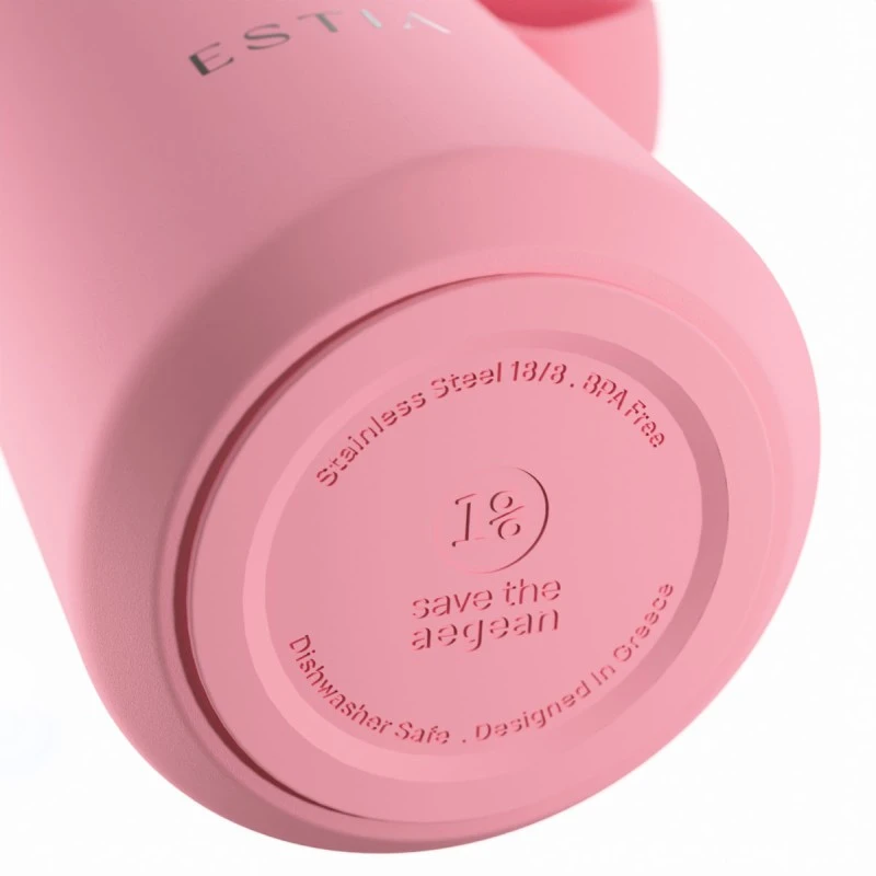 INSULATED PULSE SAVE THE AEGEAN 360ml ROSE