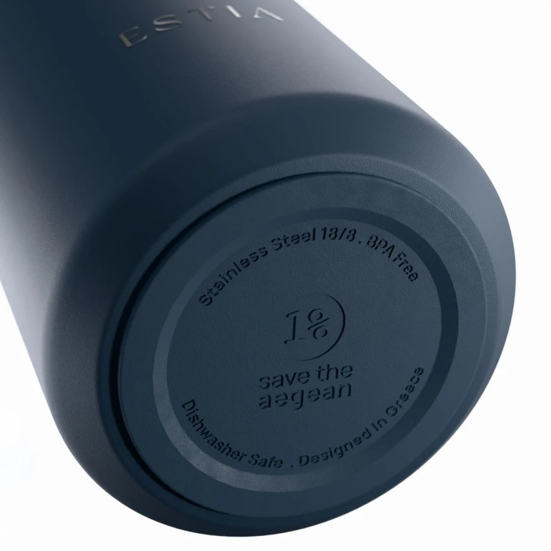 INSULATED LENS SAVE THE AEGEAN 360ml INDIGO
