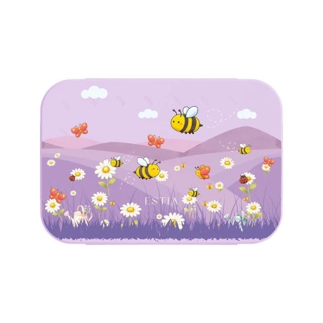KIDS LUNCH BOX SAVE THE AEGEAN 900ml WITH 2 STAINLESS STEEL COMPARTMENTS GARDEN FRIENDS
