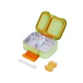 KIDS LUNCH BOX SAVE THE AEGEAN 750ml WITH DOUBLE REMOVABLE STAINLESS STEEL COMPARTMENT DINO EXPLORER