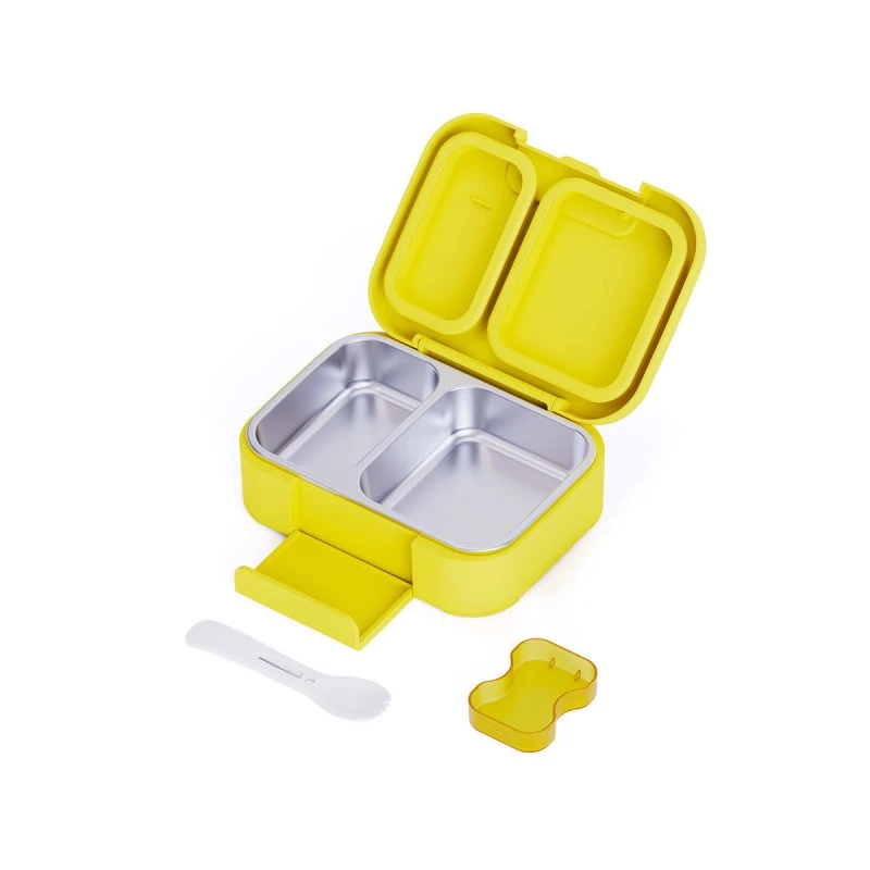 KIDS LUNCH BOX SAVE THE AEGEAN 750ml WITH DOUBLE REMOVABLE STAINLESS STEEL COMPARTMENT PET PARTY