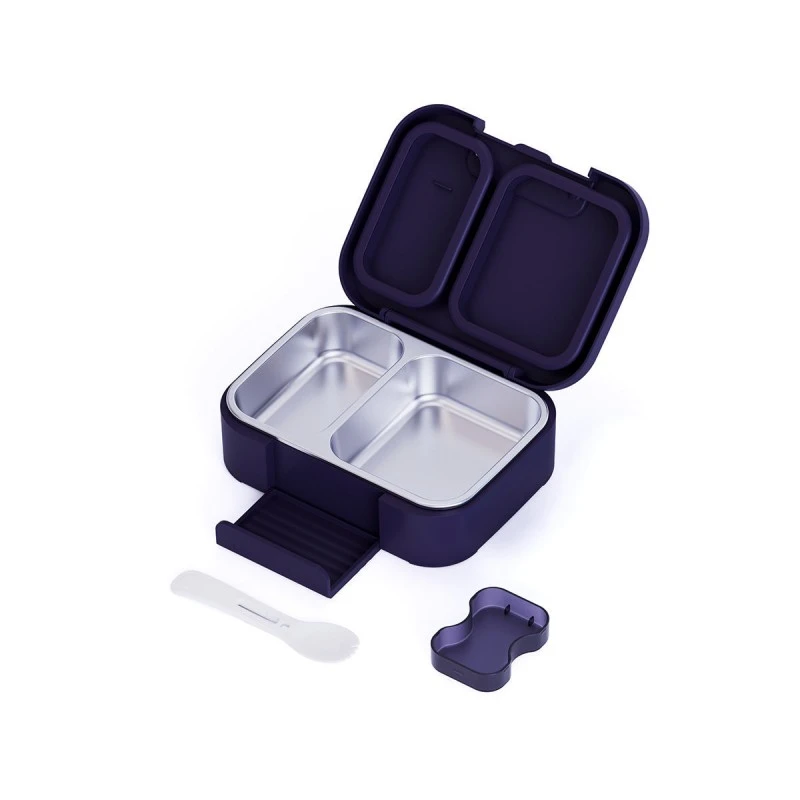 KIDS LUNCH BOX SAVE THE AEGEAN 750ml WITH DOUBLE REMOVABLE STAINLESS STEEL COMPARTMENT SOLAR JUMP