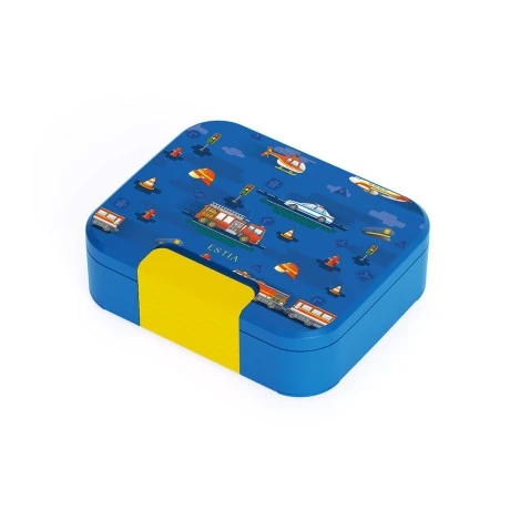 KIDS LUNCH BOX SAVE THE AEGEAN 1040ml WITH TRIPLE REMOVABLE COMPARTMENT CITY HEROES