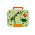 KIDS LUNCH BOX SAVE THE AEGEAN 1040ml WITH TRIPLE REMOVABLE COMPARTMENT DINO EXPLORER