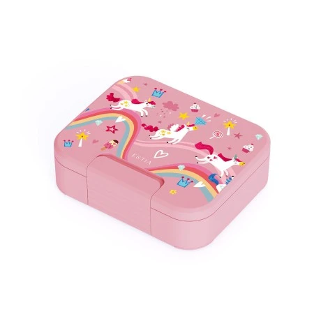 KIDS LUNCH BOX SAVE THE AEGEAN 1040ml WITH TRIPLE REMOVABLE COMPARTMENT RAINBOW DREAMS