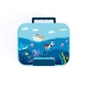 KIDS LUNCH BOX SAVE THE AEGEAN 1040ml WITH TRIPLE REMOVABLE COMPARTMENT OCEAN PLAY