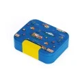 KIDS LUNCH BOX SAVE THE AEGEAN 750ml WITH 3 STAINLESS STEEL REMOVABLE COMPARTMENTS CITY HEROES