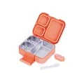 KIDS LUNCH BOX SAVE THE AEGEAN 750ml WITH 3 STAINLESS STEEL REMOVABLE COMPARTMENTS CANDY SKY