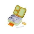 KIDS LUNCH BOX SAVE THE AEGEAN 750ml WITH 3 STAINLESS STEEL REMOVABLE COMPARTMENTS DINO EXPLORER
